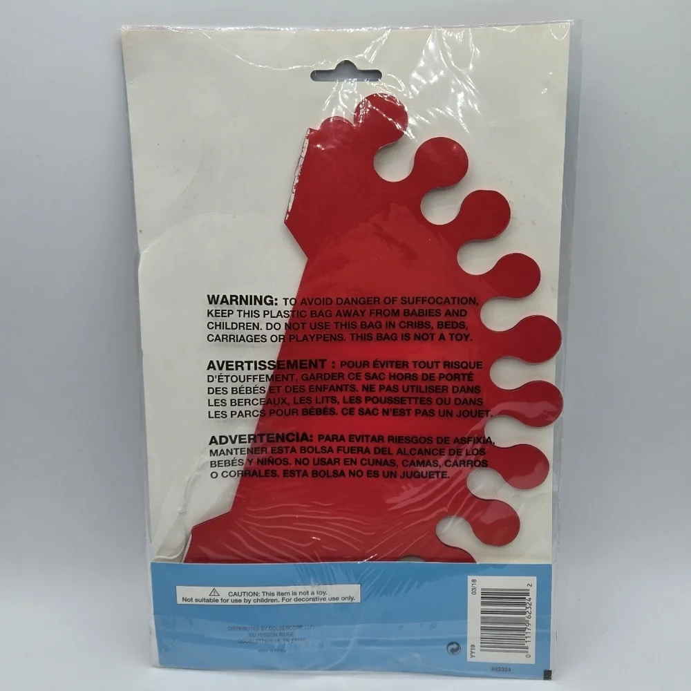 DG Party Flutter Tissue Paper Ball  Red 11 in
